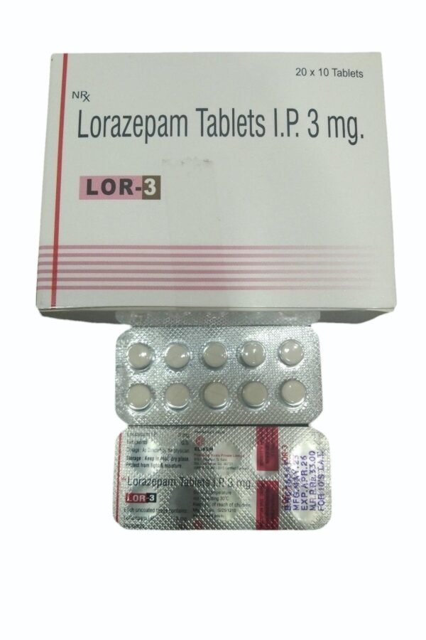 Lorazepam  3mg